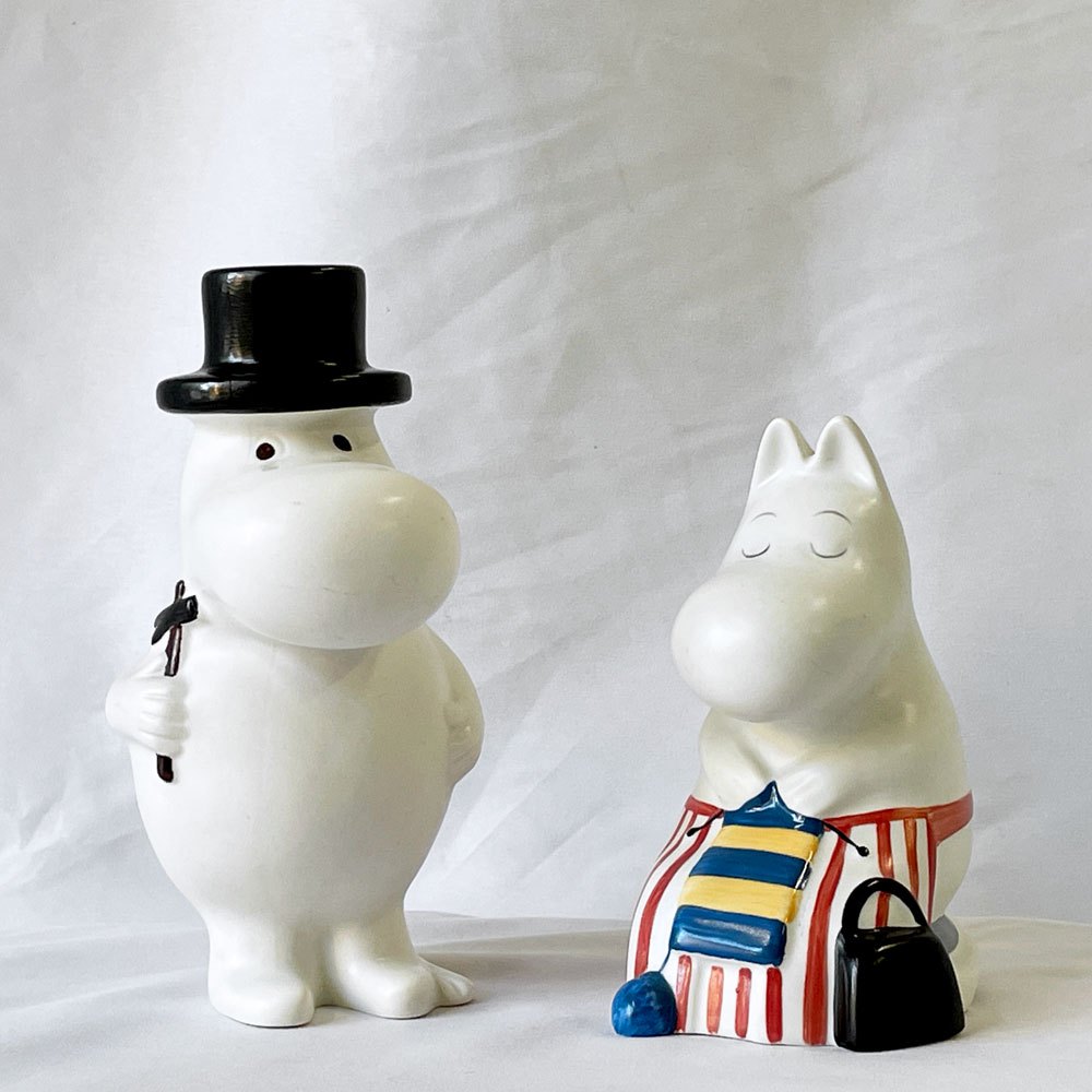 アラビア ARABIA ムーミンフィギュア MOOMIN ムーミンママ 編み物 フィンランド 北欧雑貨 ◇