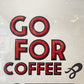 ア・トゥー・パイプ・プロブレム・レタープレス A TWO PIPE PROBLEM LETTERPRESS ポスター GO FOR COFFEE Sサイズ 額装品 ◎