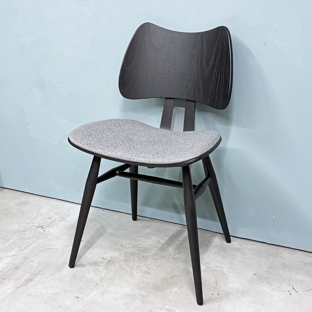 アーコール ERCOL 401 バタフライチェア buttefly chair アントリー別注 ANTRY 25th Anniversary Edition ブラックボディxファブリック ◎
