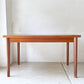 デンマークビンテージ Danish Vintage チーク材 エクステンション ダイニングテーブル 伸長式 ドローリーフ式 北欧家具 ★