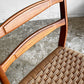 デンマークビンテージ Danish Vintage チーク材ｘペーパーコード ダイニングチェア ラダーバック 北欧家具 北欧ビンテージ ■