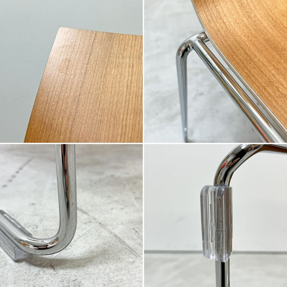エンゲルブレヒト Engelbrechts チャリック CHAIRIK 107 ダイニングチェア スタッキング そり足 チェリー 未使用品 デンマーク ●