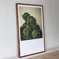 サイ・トゥオンブリー Cy Twombly キャベツ Cabbages 展覧会 SENSATIONS OF THE MOMENT 2009 オフセットリトグラフ ポスター 額装品 ◇