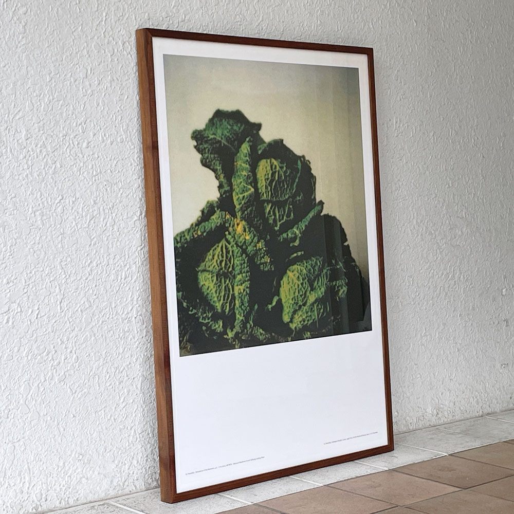 サイ・トゥオンブリー Cy Twombly キャベツ Cabbages 展覧会 SENSATIONS OF THE MOMENT 2009 オフセットリトグラフ ポスター 額装品 ◇