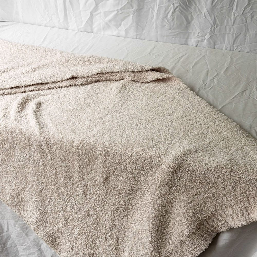 ベアフット ドリームズ BAREFOOT DREAMS コージーシック スロー CozyChic Throw ブランケット 137×183cm ピンク系カラー B ◇
