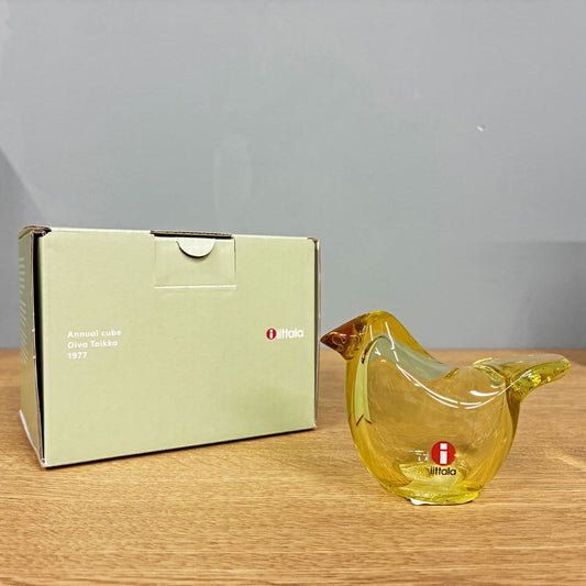 イッタラ iittala バーズバイトイッカ Birds by Toikka シエッポ Sieppo レモン×コッパー 箱付き オイバ・トイッカ イッタラバード 定価￥41,800- ◎