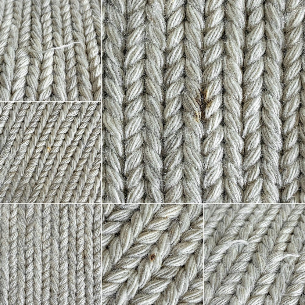 クヴァドラ Kvadrat キナサン Kinnasand アラム Aram2 ウールラグ 255×200cm オフホワイト系 平織り デンマーク 〓
