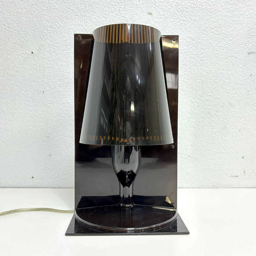 カルテル Kartell テイク TAKE テーブルランプ ポリカーボネート製 フェルーチョ・ラヴィアーニ Ferruccio Laviani スモーク イタリア 箱付 ●