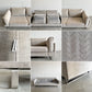 ボーコンセプト BoConcept I.D.V.2 2.5人掛けソファ＆オットマン W210cm ファブリック ホワイト系 スチール脚 デンマーク 〓