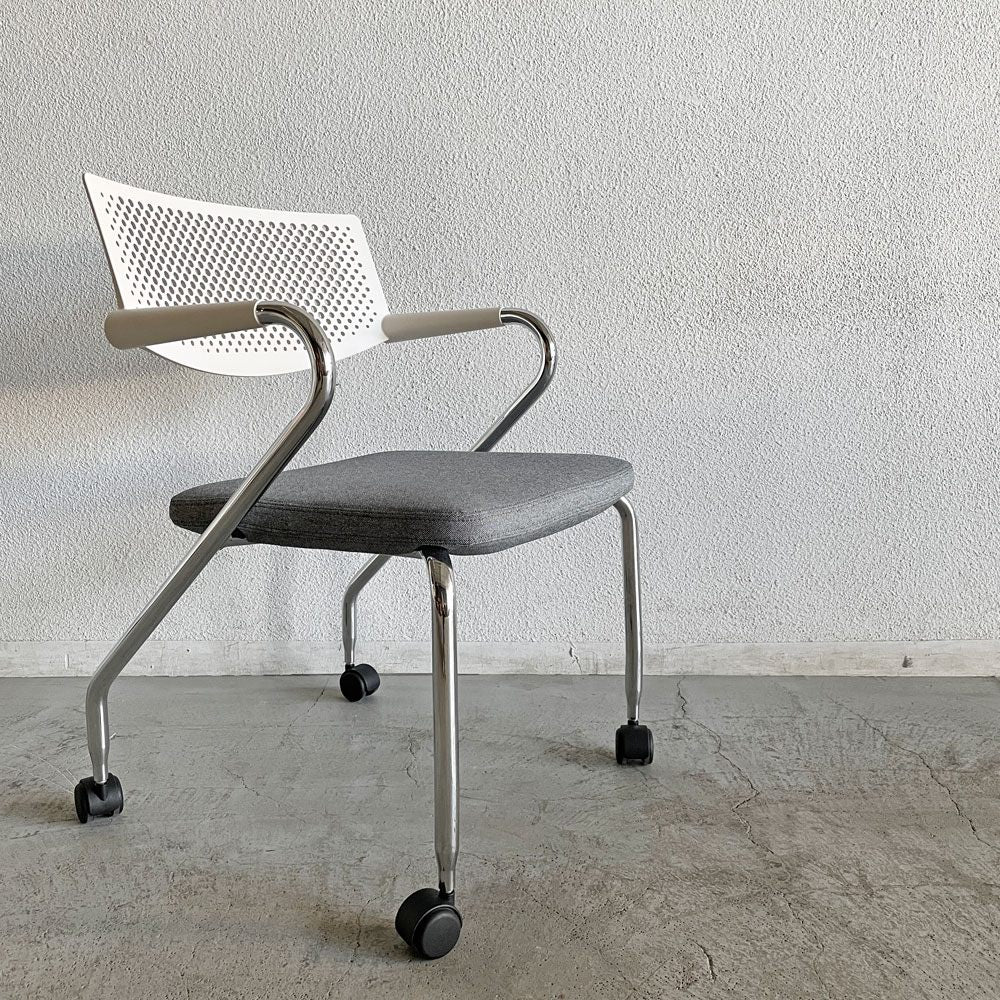 ヴィトラ vitra ビザロール Visaroll デスクチェア ミーティングチェア キャスターベース スタッキング アントニオ・チッテリオ A 〓