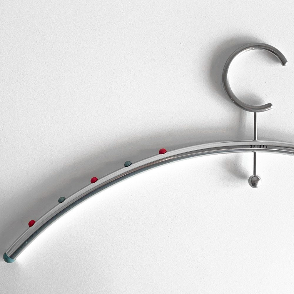 倉俣史朗 Shiro Kuramata アルミ二オ ALUMINIO ハンガー SPIRAL製 ポストモダン 廃番 希少 B ■