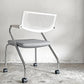 ヴィトラ vitra ビザロール Visaroll デスクチェア ミーティングチェア グレー系 ファブリック キャスターベース スタッキング アントニオ・チッテリオ B ■