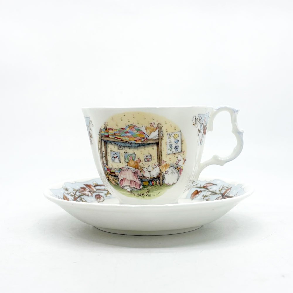 ロイヤルドルトン Royal Doulton ブランブリーヘッジ ティーカップ＆ソーサー 1999年限定品 イギリス ●