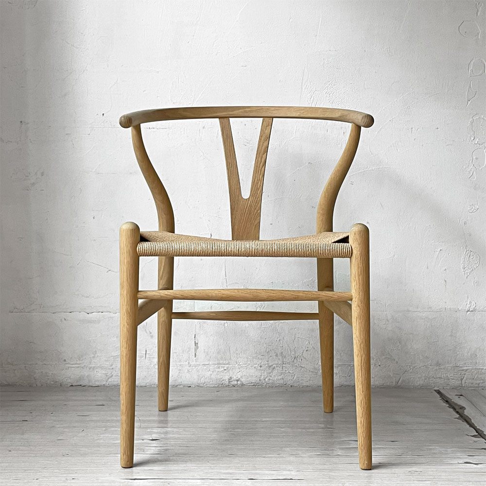 カールハンセン＆サン Carl Hansen & Son CH24 Yチェア オーク材 ソープフィニッシュ 座面張替済 ハンス・J・ウェグナー デンマーク 北欧家具 ★