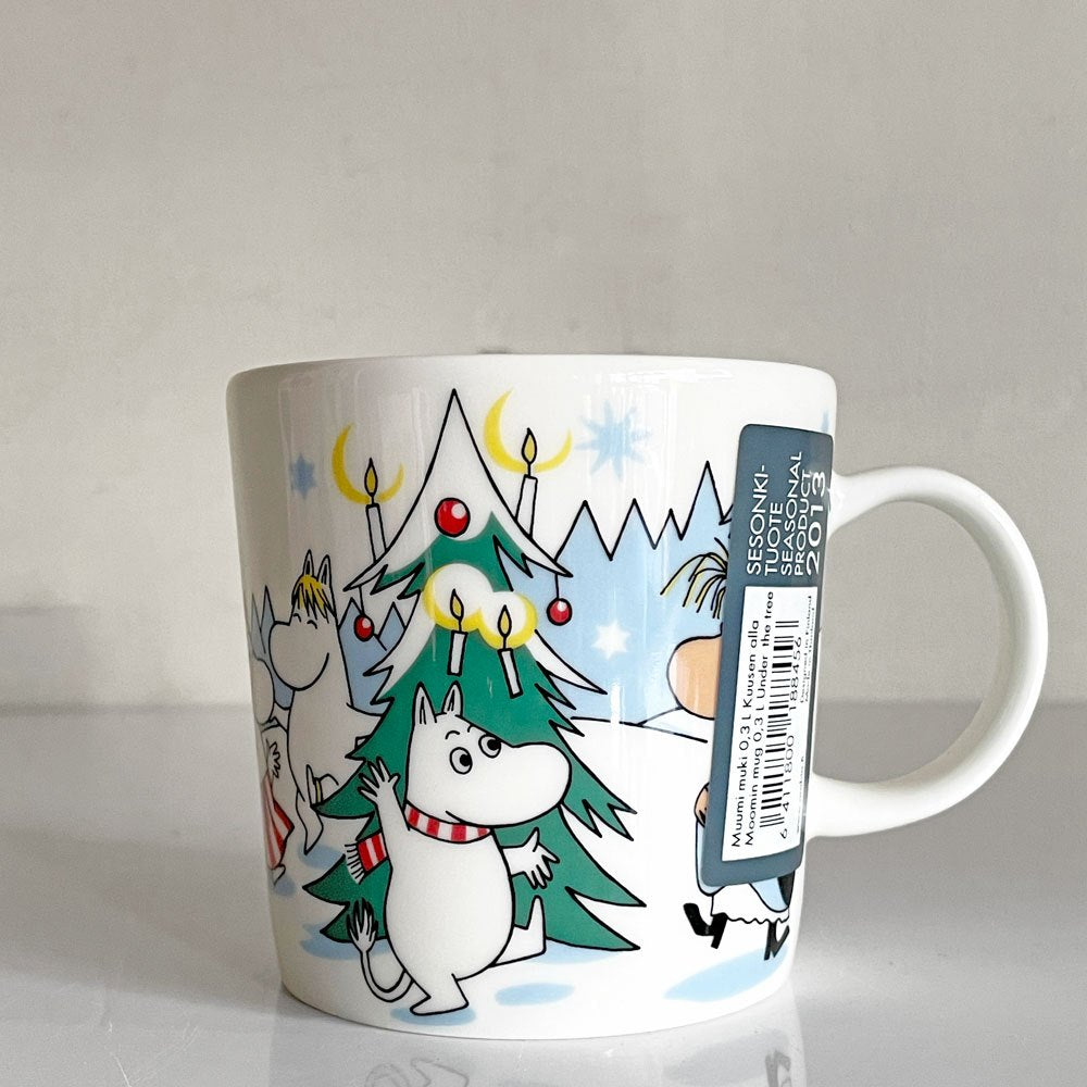 アラビア ARABIA ムーミンマグ MOOMIN アンダーザツリー 森のクリスマスツリー 2013年 冬限定 フィンランド 北欧食器 ■