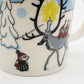 アラビア ARABIA ムーミンマグ MOOMIN ウィンターフォレスト フィンランド 北欧食器 旧ロゴ 2012年 冬限定 箱付き ●