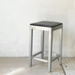 エメコ EMECO カウンタースツール BARSTOOL H61cm シートクッション付き フィリップ・スタルク Philippe Starck ブラッシュドアルミ インダストリアルデザイン ★