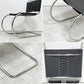 ノル Knoll ミースファンデルローエコレクション Mies van der Rohe Collection  MRサイドチェア MR SIDECHAIR カンチレバーチェア カウハイド 本革 ●