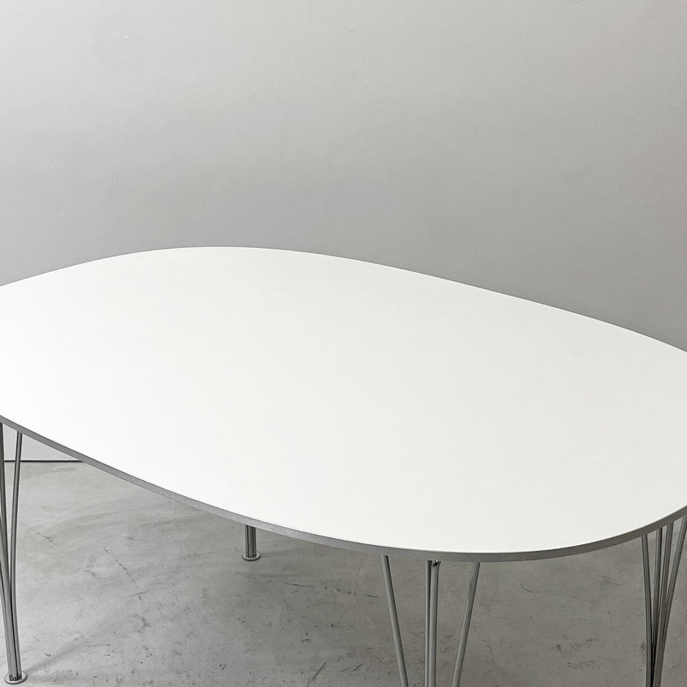 フリッツハンセン Fritz Hansen Bテーブル スーパー楕円テーブル ダイニングテーブル ピート・ハイン ブルーノ・マットソン アルネ・ヤコブセン デンマーク 北欧家具 ●