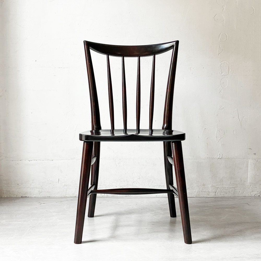 松本民芸家具 220F型 チェア Finnish style Chair ダイニングチェア ミズメザクラ材 民藝家具 和モダン 定価￥148,500- A ★