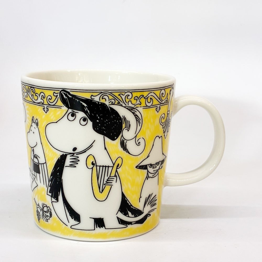 アラビア ARABIA ムーミン MOOMIN オペラ マグカップ スコープ別注 25周年記念品 トーベ・ヤンソン 北欧食器 定価￥5.500- ★