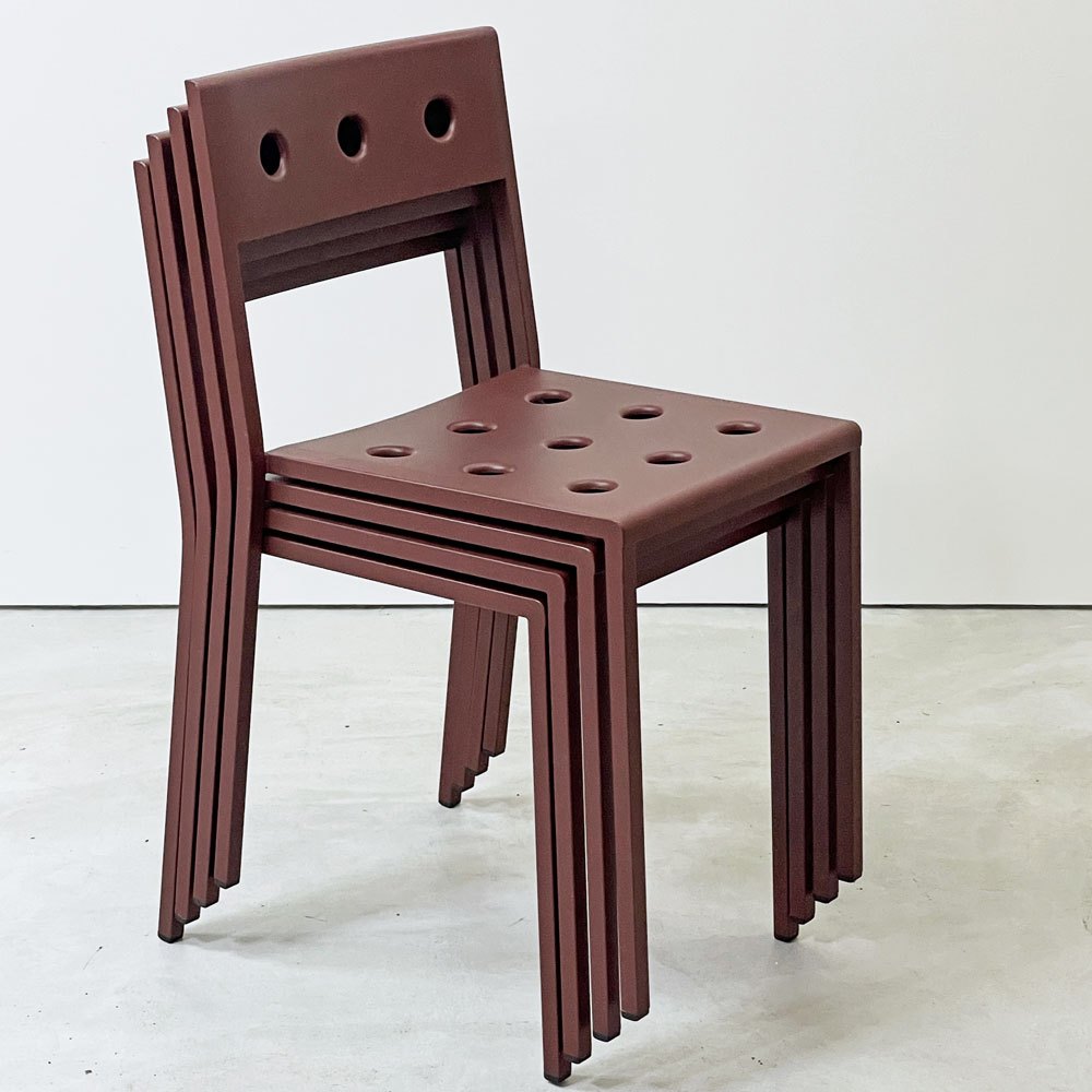 ヘイ HAY バルコニーチェア BALCONY CHAIR ダイニングチェア ガーデンチェア アイアンレッド ロナン＆エルワン・ブルレック 北欧 デンマーク D ●