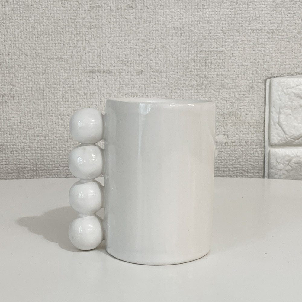 クヴァジエ 彩 Aya Courvoisier PERLEシリーズ パールマグ4 PERLE MUG 4 マグカップ フラワーベース 陶器 現代作家 ◎