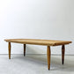 ジャーナルスタンダードファニチャー j.s.F アビー ABBEY コーヒーテーブル COFFEE TABLE アッシュ材 W130cm 廃番 ●