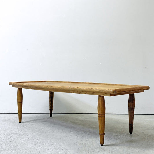 ジャーナルスタンダードファニチャー j.s.F アビー ABBEY コーヒーテーブル COFFEE TABLE アッシュ材 W130cm 廃番 ●