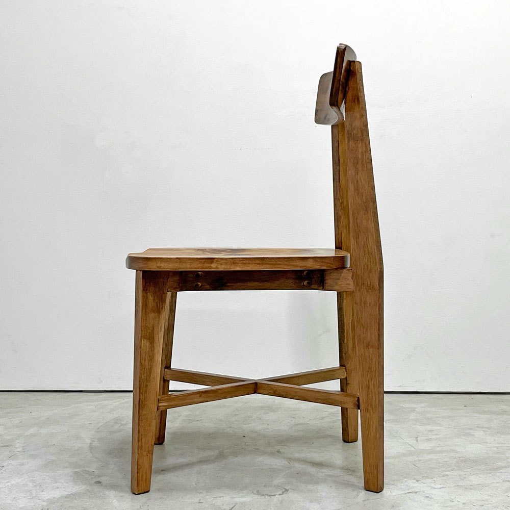 ジャーナルスタンダードファニチャー j.s.F シノン ダイニングチェア CHINON CHAIR WOOD ラバーウッド材 板座 座繰り ●