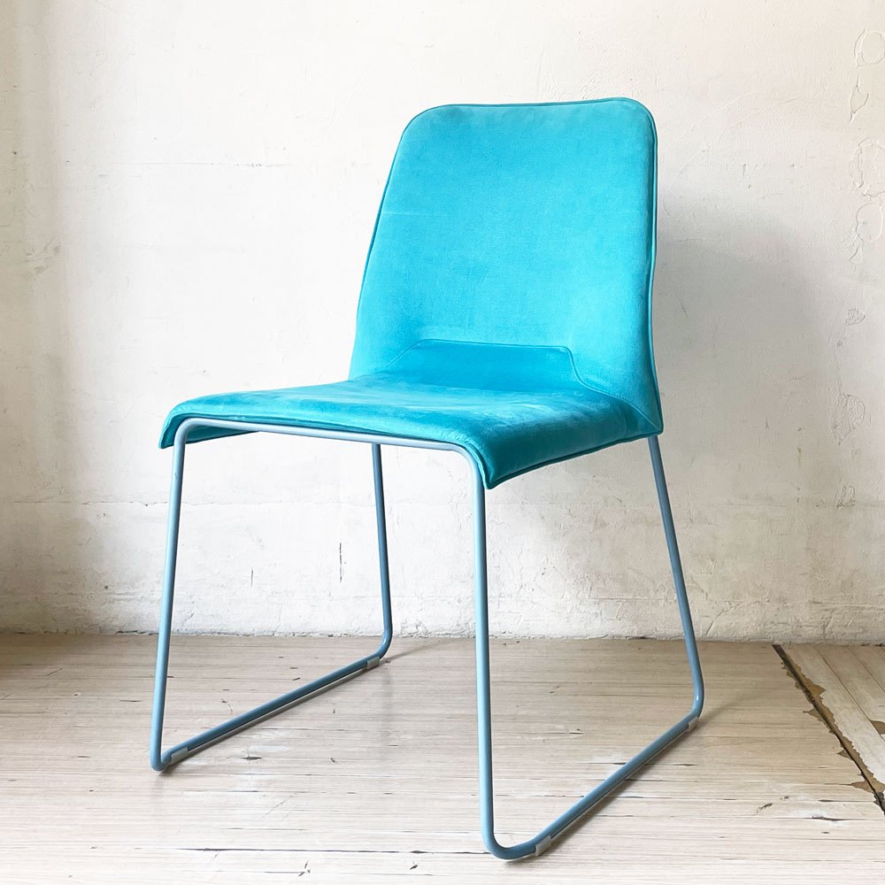 カッシーナ Cassina ixc. メンブレン MEMBRANE スタッキングチェア ダイニングチェア ブルー イタリア A ★