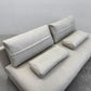 リラックスフォーム RELAXFORM グラシエーロ GLACIERO 3人掛けソファ W188cm プライムレザーテックス プラチナグレー 関家具 定価￥113,000- C 〓