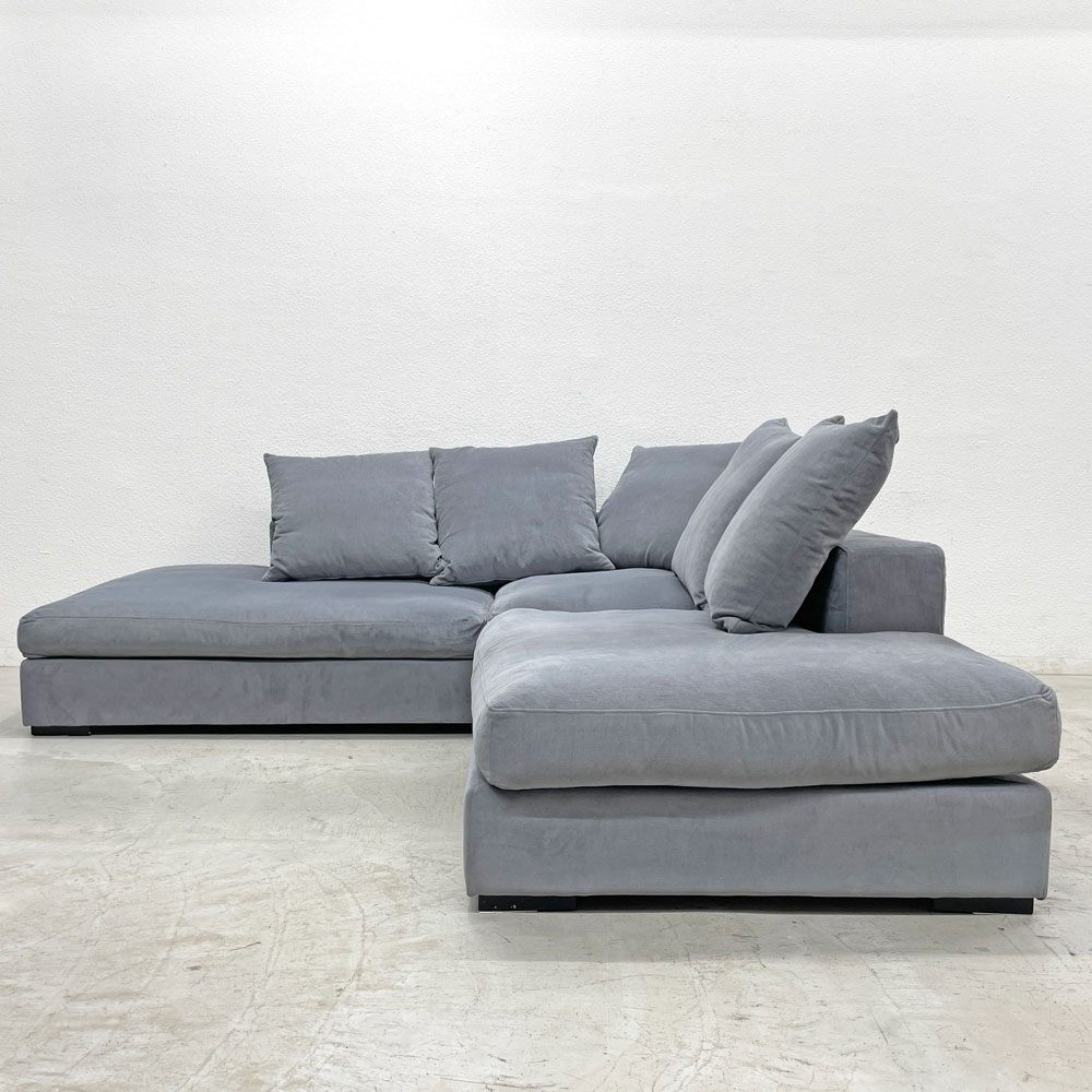 ボーコンセプト BoConcept セノーバ Cenova ラウンジング＆ソファ カウチソファ W235cm ファブリック ブルーグレー系 参考価格￥600,000- 〓
