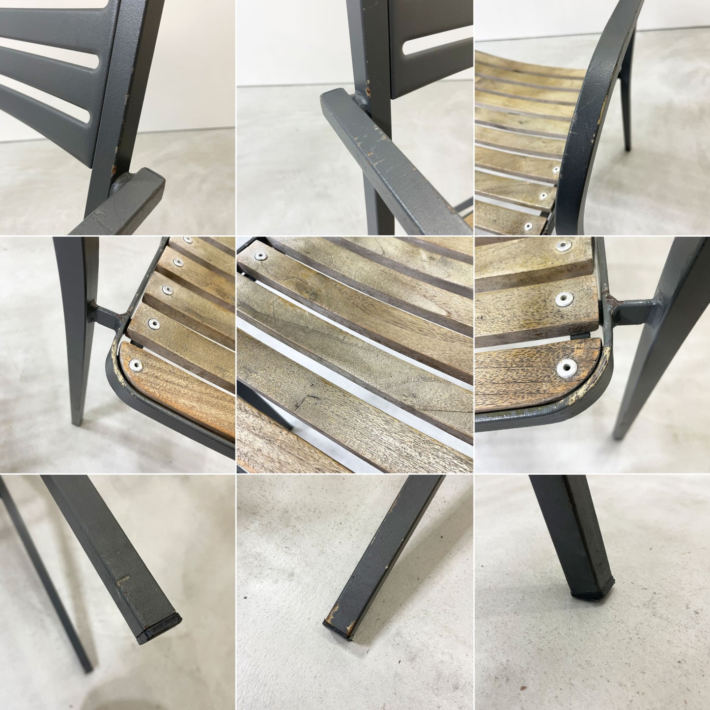 エミュー emu セーニョチェア SEGNOCHAIR ガーデンチェア アーム スタッキング イタリア ニ脚セット A ●