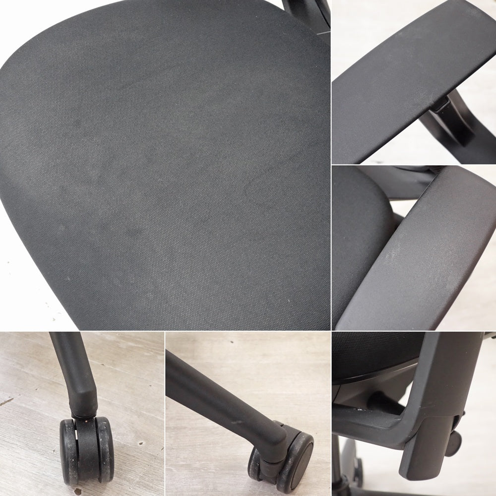 スチールケース Steelcase シリーズ2 Series2 デスクチェア OAチェア ブラック ●