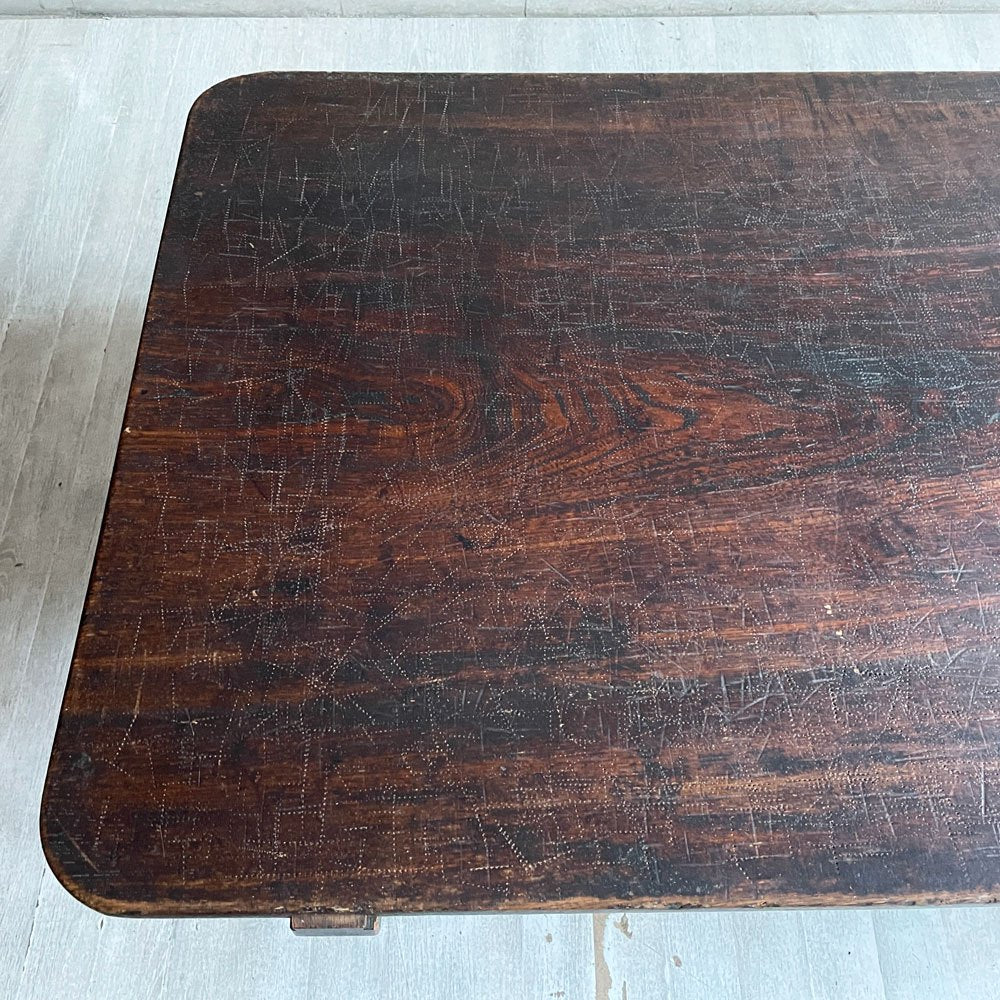 ジャパンビンテージ Japan Vintage ちゃぶ台 卓袱台 角ちゃぶ 座卓 折りたたみ 時代家具 和家具 古道具 ♪