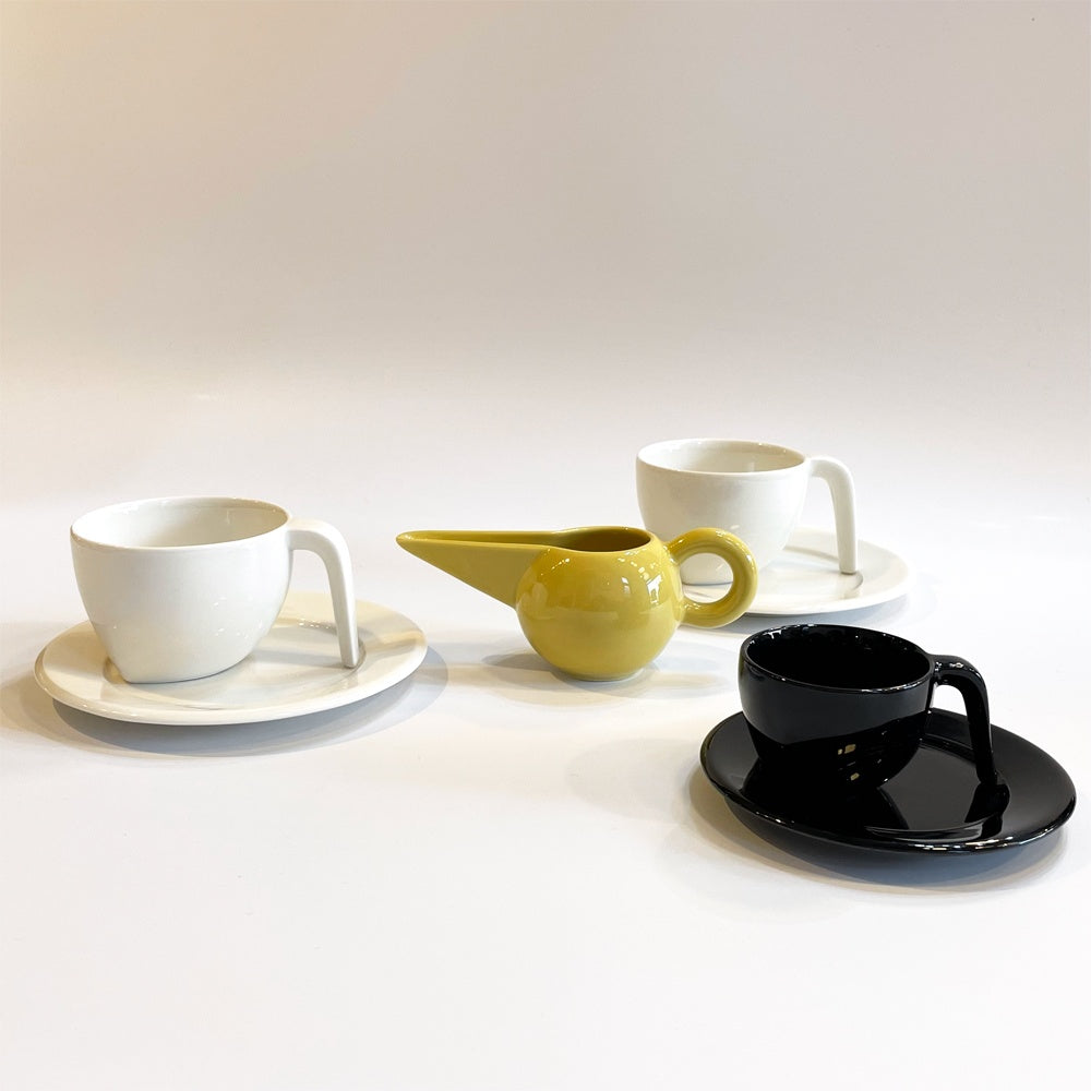 イッタラ iittala エゴ Ego コーヒー カップ ＆ ソーサー C&S ホワイト ステファン・リンドフォース 北欧食器 廃盤 B ★