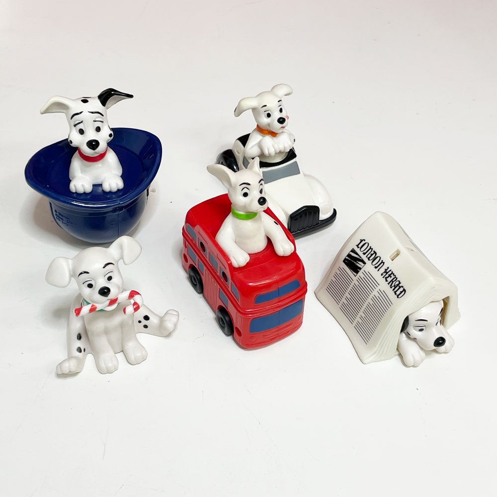 マクドナルド McDonald's x ディズニー Disney 101匹わんちゃん 1997年コラボフィギュア 101種 フィギュアコレクションケース 専用ボックス付き ●