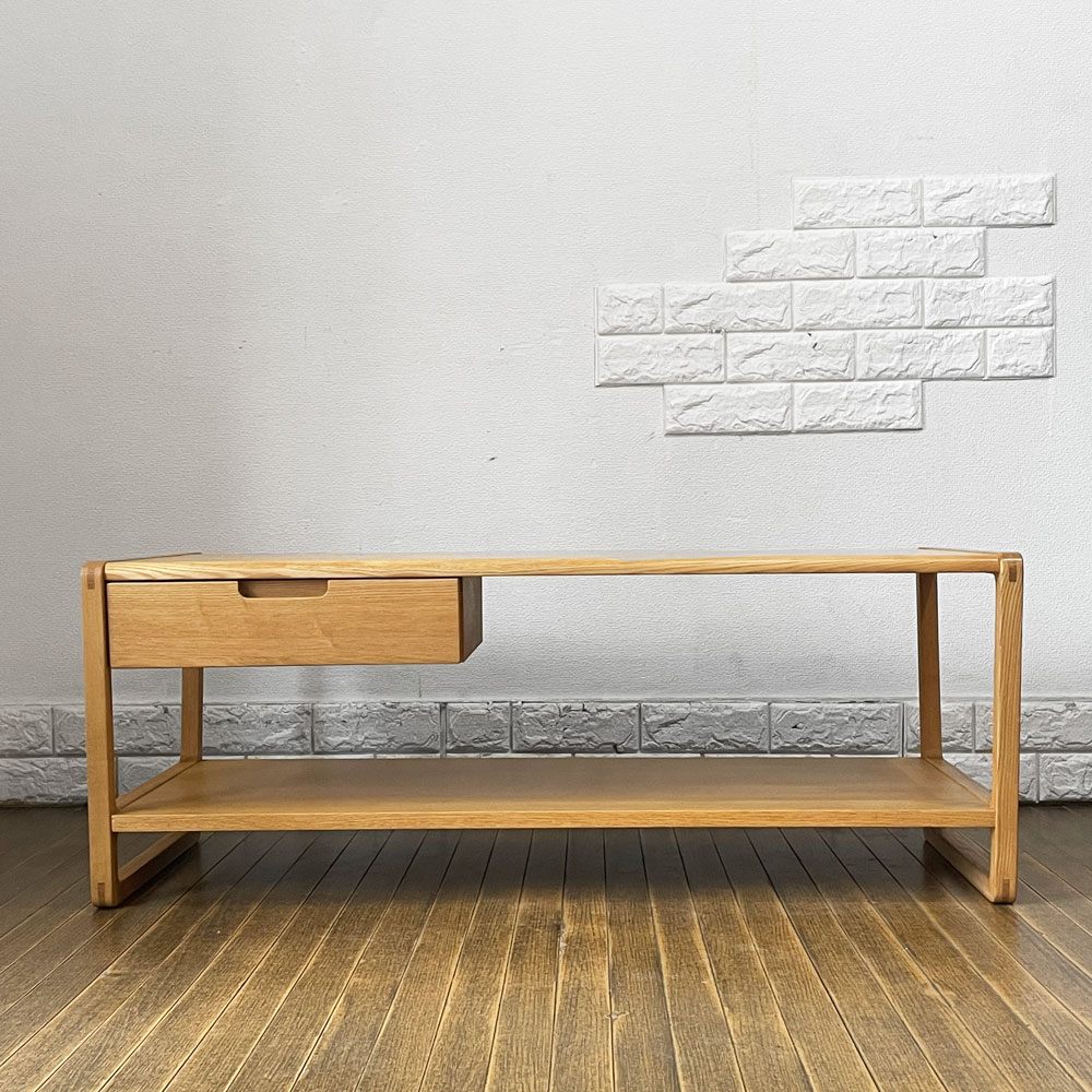 リラックスフォーム RELAX FORM クラム センターテーブル CLAM CENTER TABLE タモ材 W105cm 参考定価￥52,000- ◎
