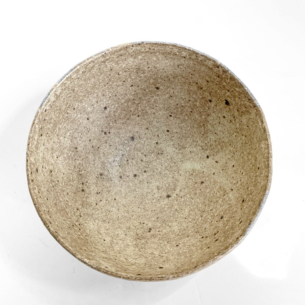 村上 躍 白化粧碗 中鉢 ボウル 汁椀 Φ14cm 陶芸家 現代作家 ■