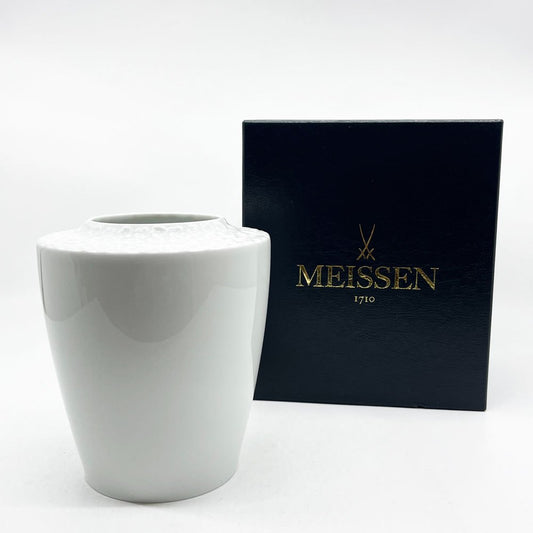 マイセン MEISSEN ロイヤルブロッサム Royal Blossom 花瓶 フラワーベース 磁器 箱付き ドイツ 美品 ●