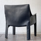 カッシーナ Cassina 414 CAB ラウンジチェア アームチェア 1シーター キャブチェア 本革 マリオ・ベリーニ 参考価格約65万 ◇