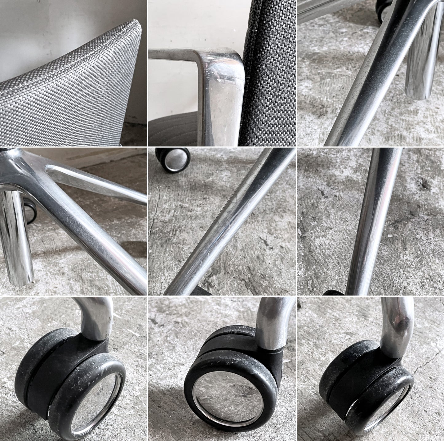 アンドリューワールド Andreu World フレックス エグゼクティブ Flex Executive インターミディエイトバック アームチェア デスクチェア アルミ キャスターベース ガス圧昇降 参考価格 ¥295,460- ■