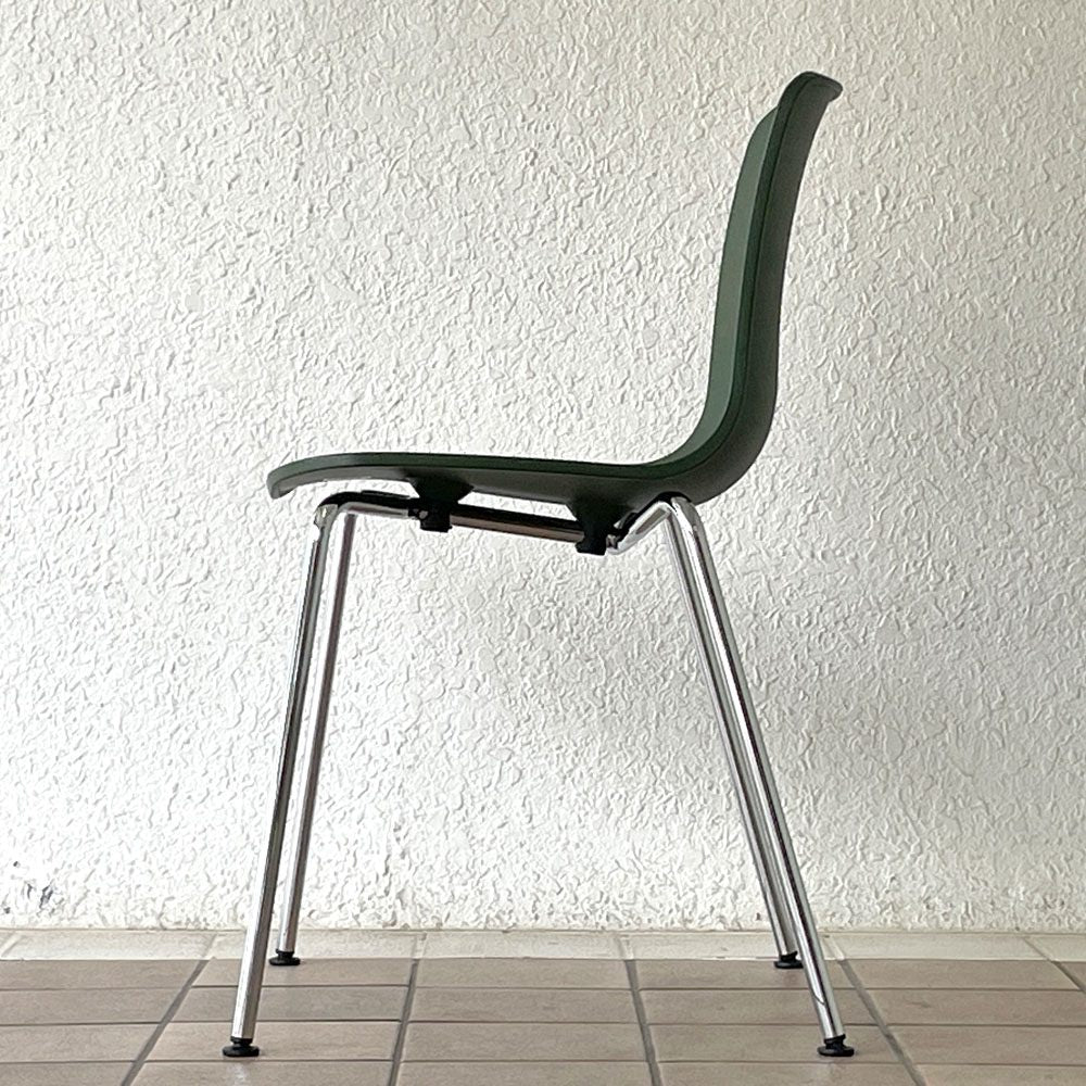 ヴィトラ vitra ハルチューブ HAL Tube サイドチェア ダイニングチェア スタッカブル グリーン ジャスパー・モリソン B ◇