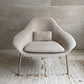 ウエストエルム West Elm ロワン ROWAN ラウンジチェア イージーチェア＆オットマン ベージュ系 ファブリック モダンデザイン ♪