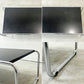 ラッチオテーブル Laccio Table ローテーブル コーヒーテーブル ブラック マルセル・ブロイヤー Marcel L Breuer リプロダクト品 ●