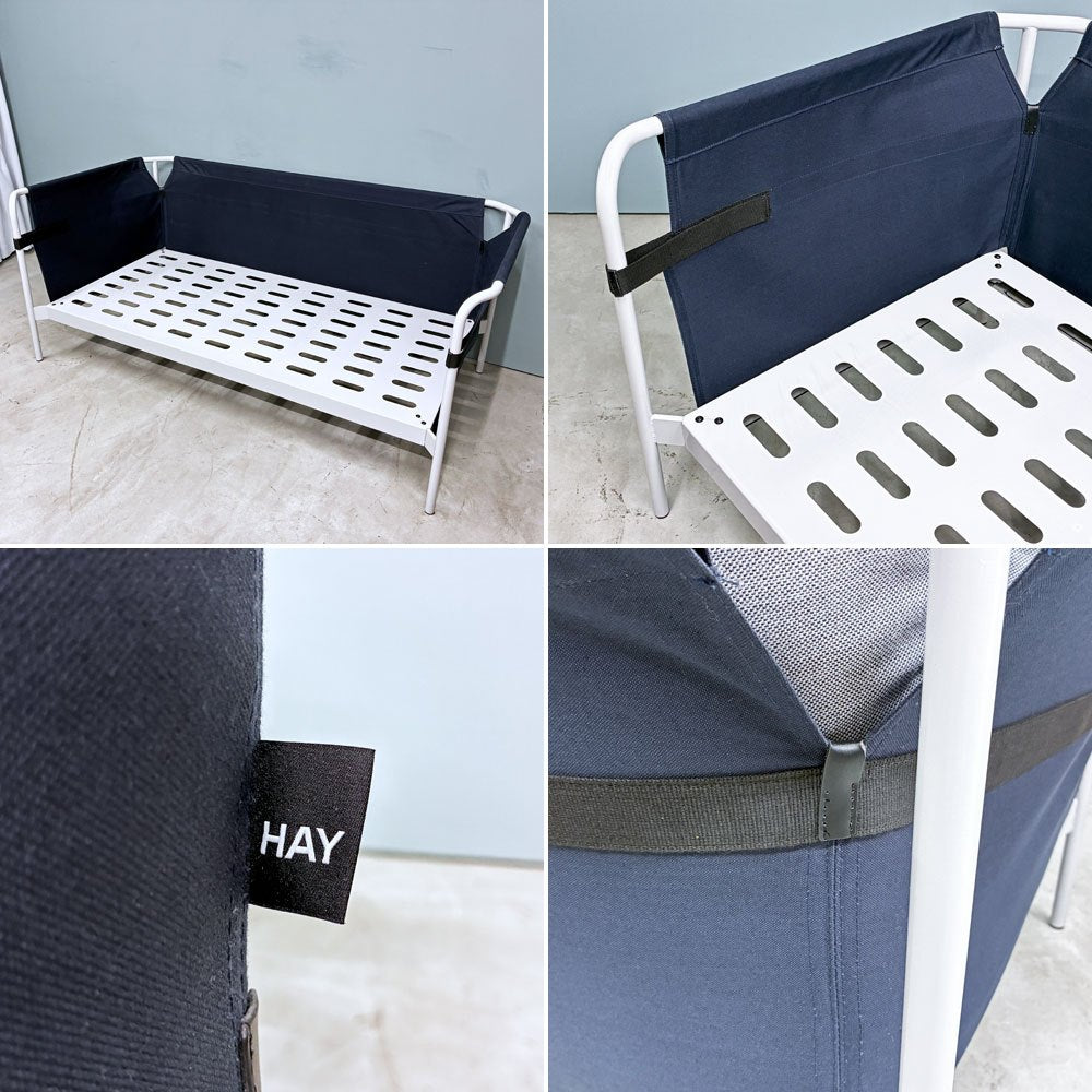 ヘイ HAY キャンソファ CAN SOFA 2シーター ソファ ロナン＆エルワン・ブルレック Ronan & Erwan Bouroullec グレー ファブリック 北欧モダン ◎