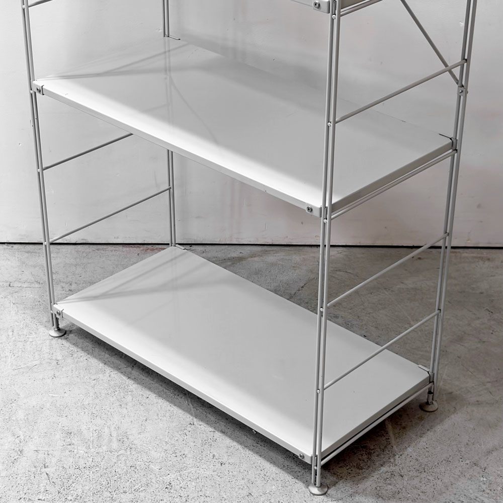 無印良品 MUJI スチールユニットシェルフ オープンシェルフ スチール棚 5段 W84 H175.5cm ●