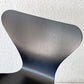 フリッツハンセン Fritz Hansen セブンチェア ダイニングチェア カラードアッシュ ブラック アルネ・ヤコブセン 北欧 デンマーク 定価￥76,780- 美品 B ◇