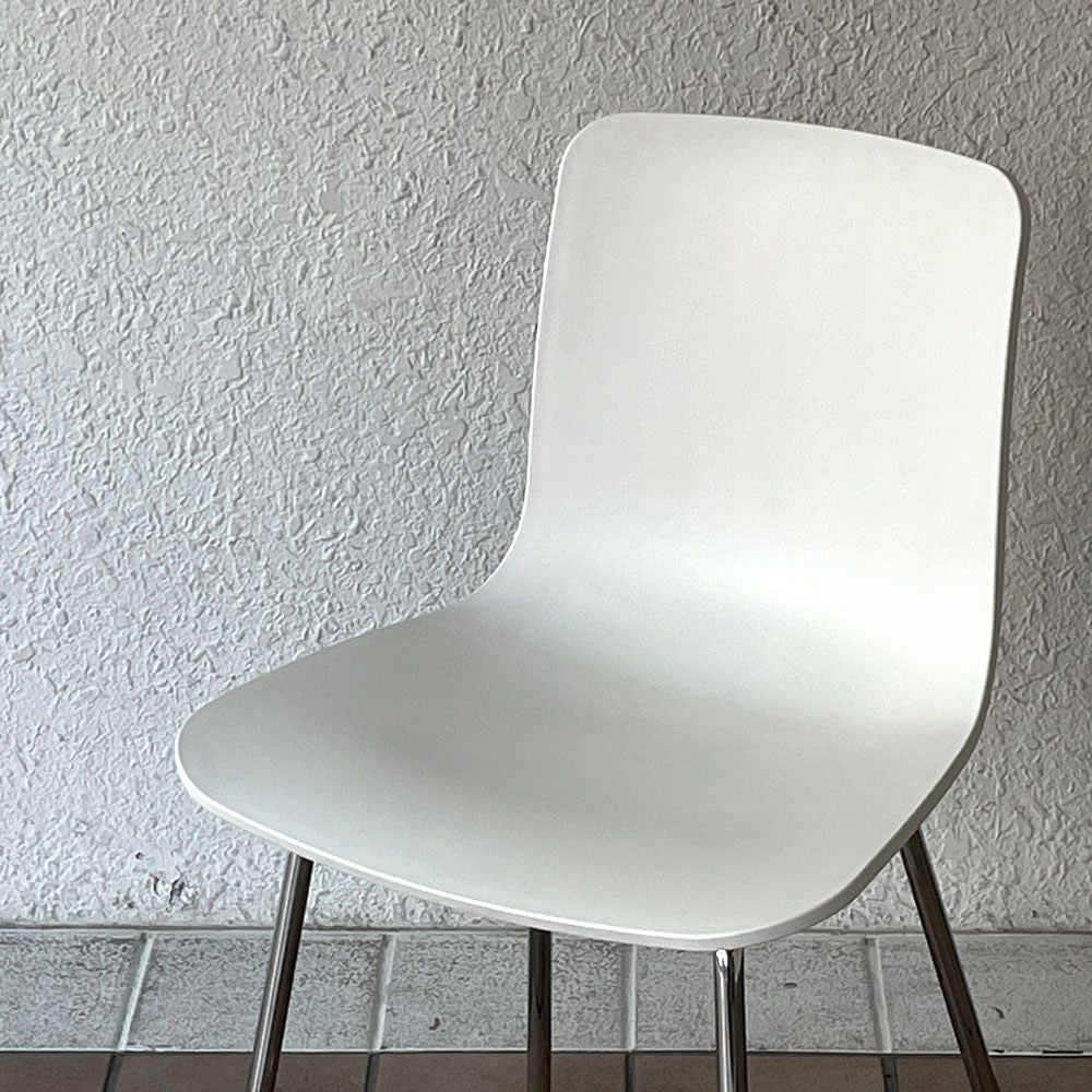 ヴィトラ vitra ハル チューブ HAL Tube サイドチェア ダイニングチェア ホワイト アンスタッカブル スタッキング不可 ジャスパー・モリソン B ◇